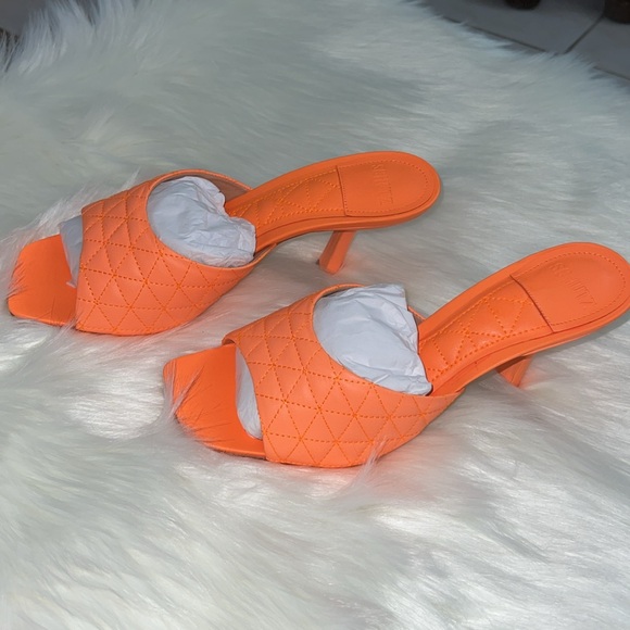 Fryda Mule in Neon Orange - Schutz - Picture 7 of 9
